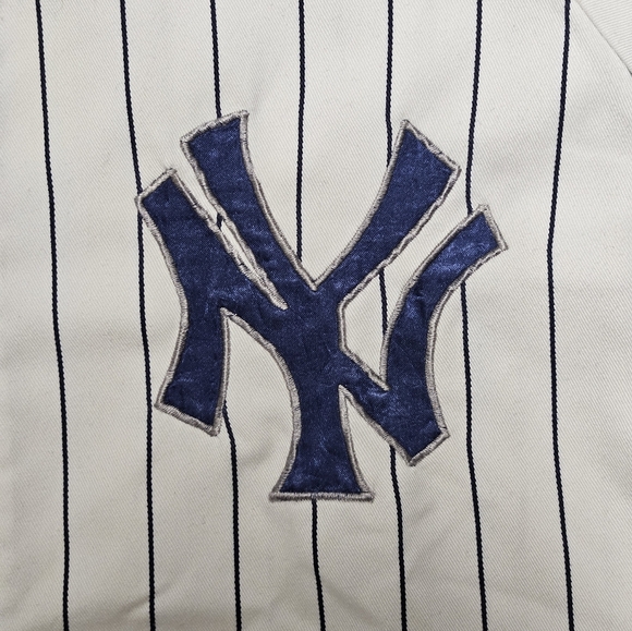 Vintage MLB New York Yankees Home Baseball American league Starter Jersey XL 90s - Picture 2 of 12